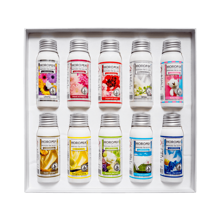 AMOUR Parfums Sve za rublje HOROMIA set parfema za pranje rublja FIORI 10 x 50 ml