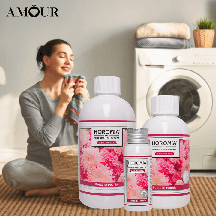 AMOUR Parfums Sve za rublje HOROMIA parfem za pranje rublja PETALI DI PEONIA