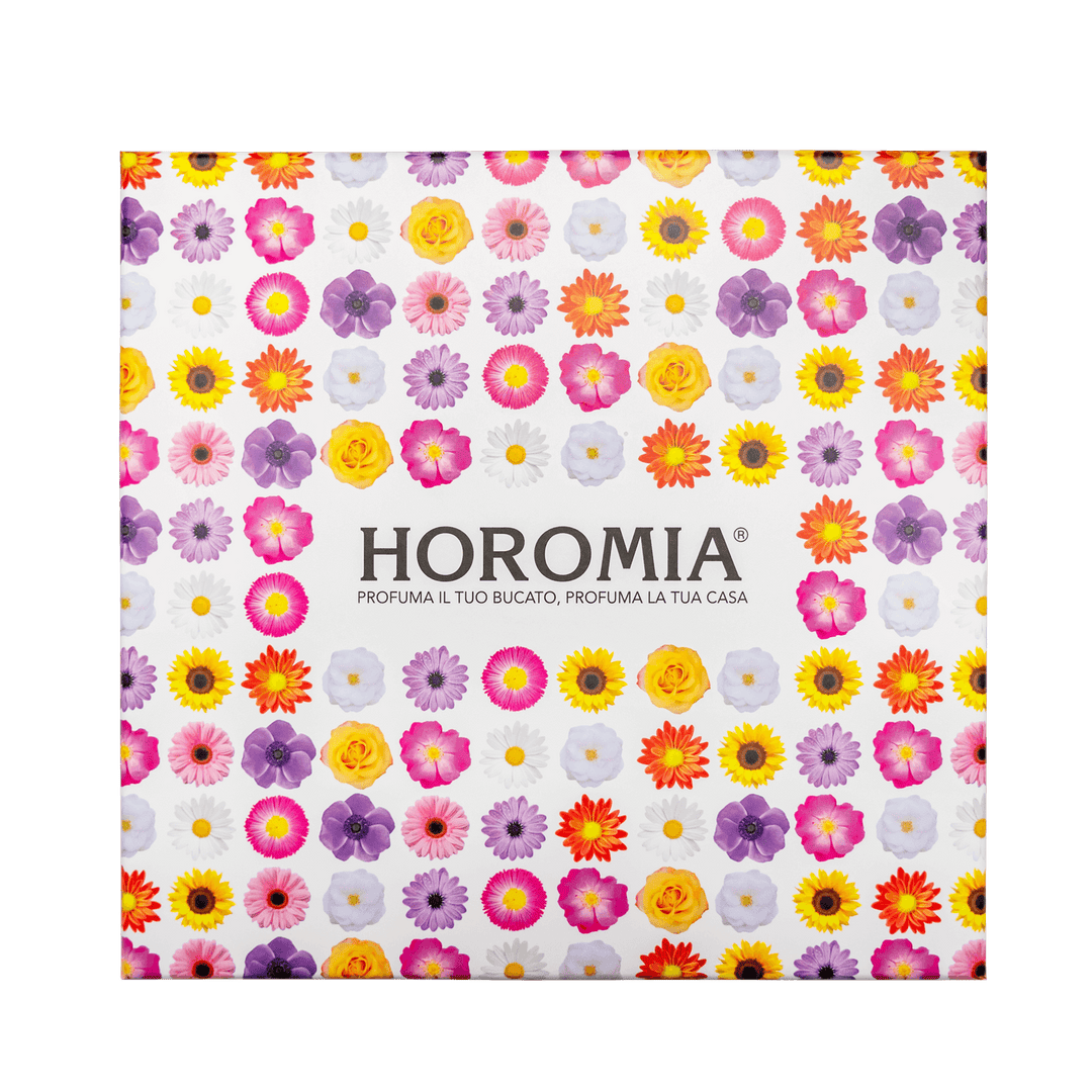 AMOUR Parfums Vse za perilo HOROMIA set parfumov za pranje perila FIORI 10 x 50 ml